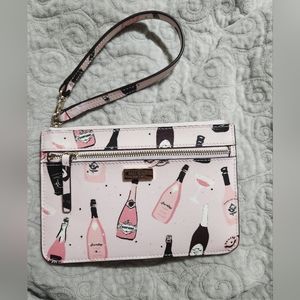 Kate Spade Pink Champagne  Wristlet
